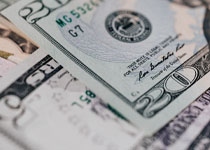 A pile of United States currency